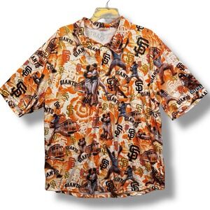 San Francisco SF Giants Shirt 2014 World Series Team Hawaiian SGA 8/10/24 XL AOP